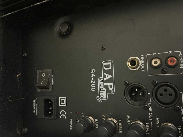 Dap audio cx -15 speaker (4x) en dap ba-200 speaker - afbeelding 9 van  9