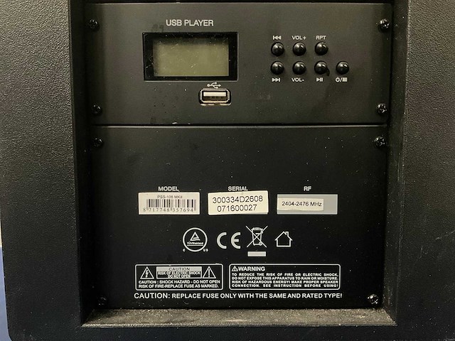 Dap audio pss-108 mkii karaokeset - afbeelding 5 van  5