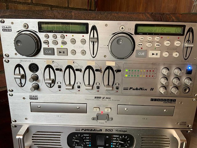 Dap audio pubmix 2 muziekcomputer met mix apparatuur, palladium 500 vintage versterker - afbeelding 3 van  12