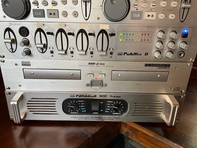 Dap audio pubmix 2 muziekcomputer met mix apparatuur, palladium 500 vintage versterker - afbeelding 4 van  12