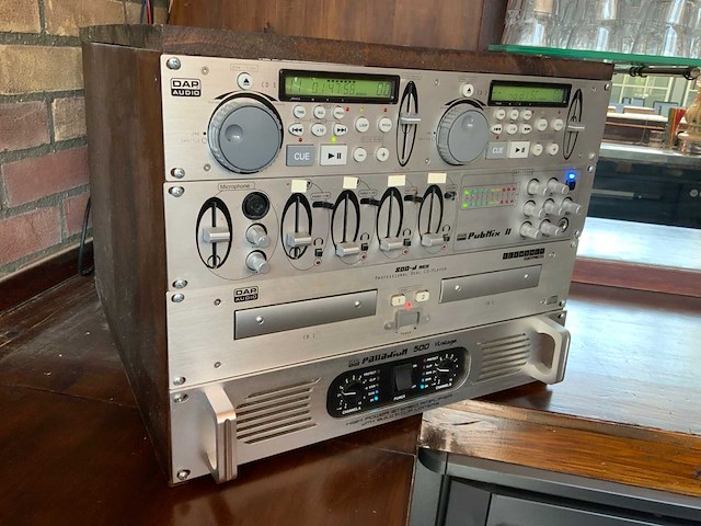 Dap audio pubmix 2 muziekcomputer met mix apparatuur, palladium 500 vintage versterker - afbeelding 5 van  12