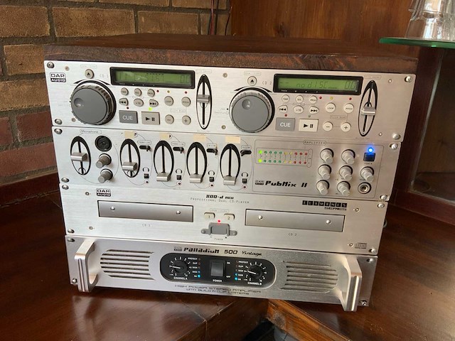 Dap audio pubmix 2 muziekcomputer met mix apparatuur, palladium 500 vintage versterker - afbeelding 7 van  12