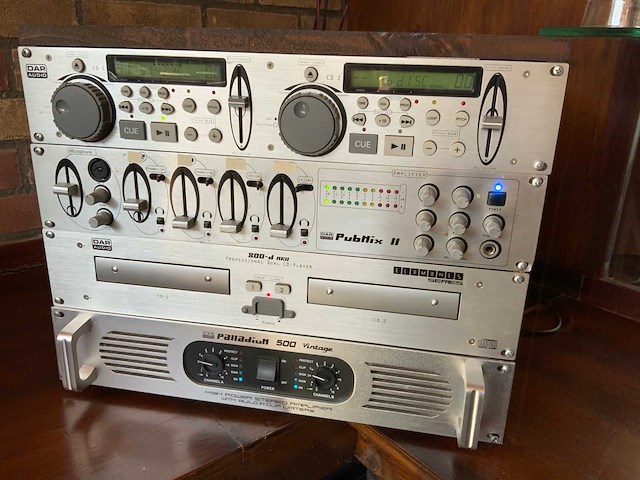 Dap audio pubmix 2 muziekcomputer met mix apparatuur, palladium 500 vintage versterker - afbeelding 9 van  12