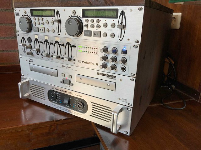 Dap audio pubmix 2 muziekcomputer met mix apparatuur, palladium 500 vintage versterker - afbeelding 11 van  12