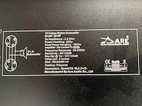Dare audio s15p 15-inch passieve subwoofer - afbeelding 4 van  4