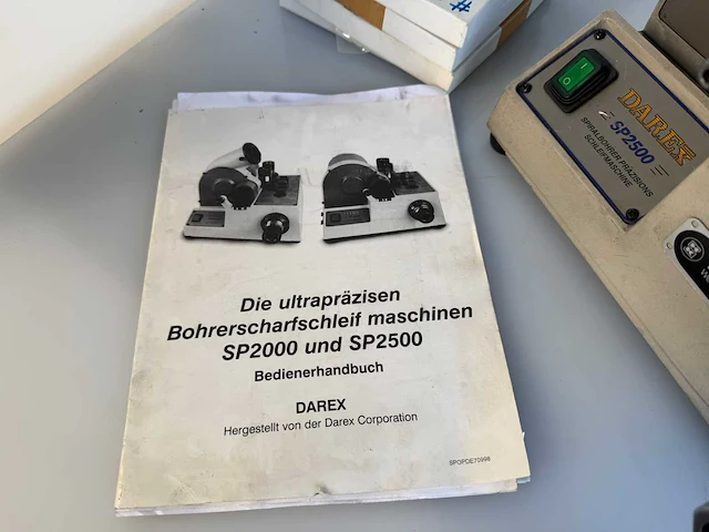 Darex - 2002 - sp2500 - borenslijpmachine - afbeelding 2 van  7