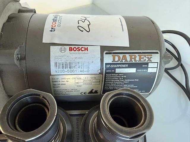 Darex - 2002 - sp2500 - borenslijpmachine - afbeelding 6 van  7