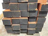Dark red meranti hardhouten balk - 245x13x10,5 cm (15x) - afbeelding 5 van  6