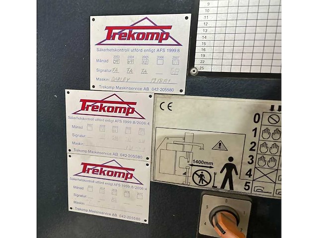 Darley - ehp 200/3600 - cnc press brake - afbeelding 2 van  17