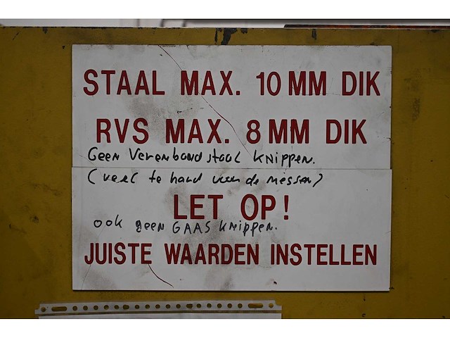 Darley - gs3100x10 - cnc guillotineschaar - afbeelding 5 van  8