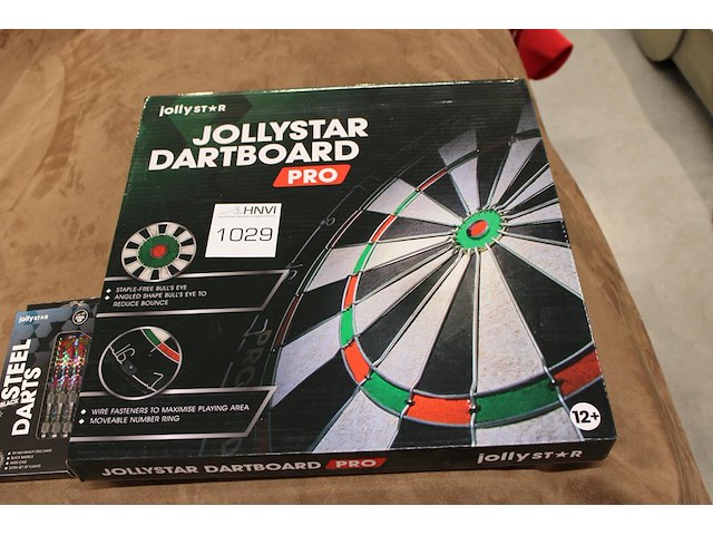 Dartbord jollystar, incl. pijlenset. - afbeelding 1 van  2