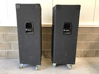 D.a.s (pf-215) professional passive dual 15” full-range 2-way pa loudspeakers (2x) - afbeelding 1 van  3