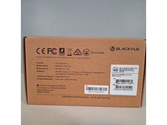 Dashcam, blackvue, dr590x-1ch plus - afbeelding 3 van  6
