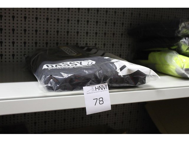 Dassy jas zwart maat s - afbeelding 2 van  2