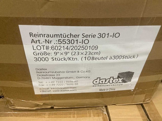 Dastex batch van beschermende cleanroomkleding en cleanroomdoekjes - afbeelding 8 van  8
