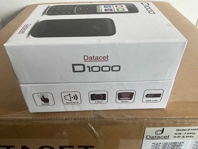 Datacet d1000 mobiele telefoon (480x) - afbeelding 3 van  7