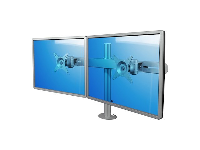 Dataflex viewmate monitorarm zilver - afbeelding 3 van  4