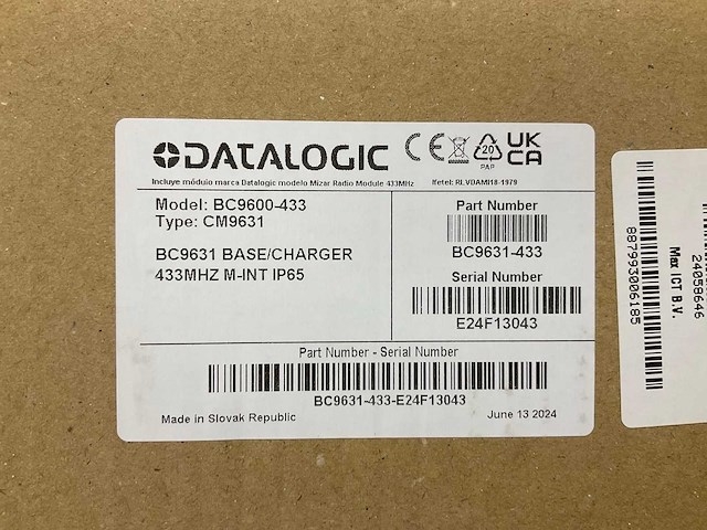 Datalogic powerscan 9600 charger - afbeelding 3 van  3
