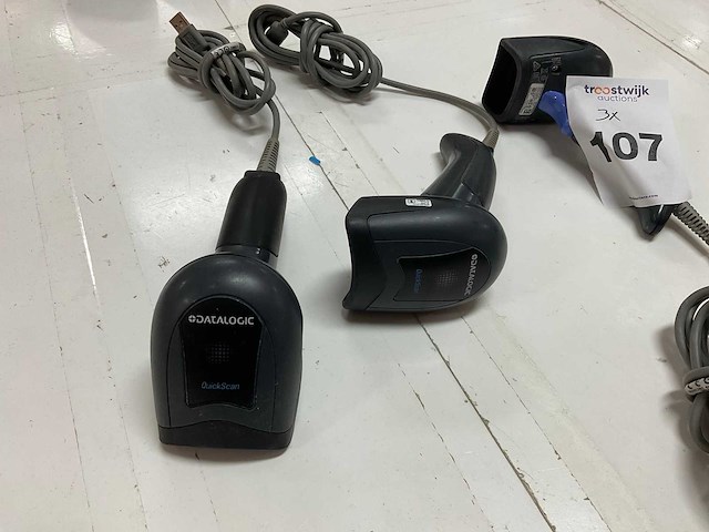 Datalogic quickscan barcodescanner (3x) - afbeelding 3 van  4