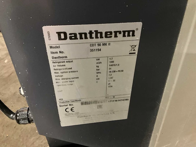 Datherm cdt90 bouwdroger - afbeelding 5 van  5