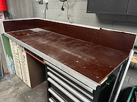 Datona - gereedschapskast met 6 lades en 2 ladekasten en werkblad - afbeelding 4 van  7