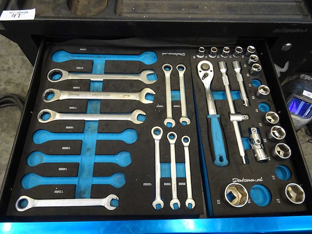 Datona - gereedschapswagen met inhoud - afbeelding 2 van  8