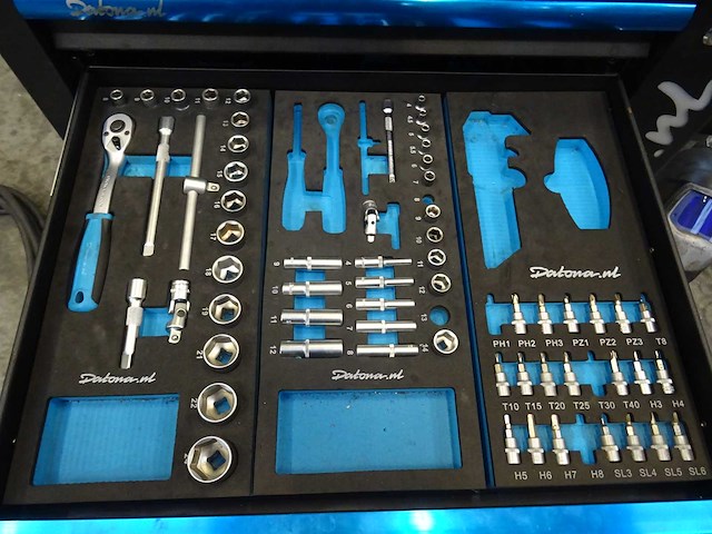 Datona - gereedschapswagen met inhoud - afbeelding 3 van  8