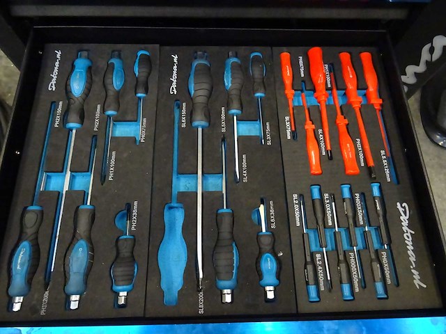 Datona - gereedschapswagen met inhoud - afbeelding 5 van  8