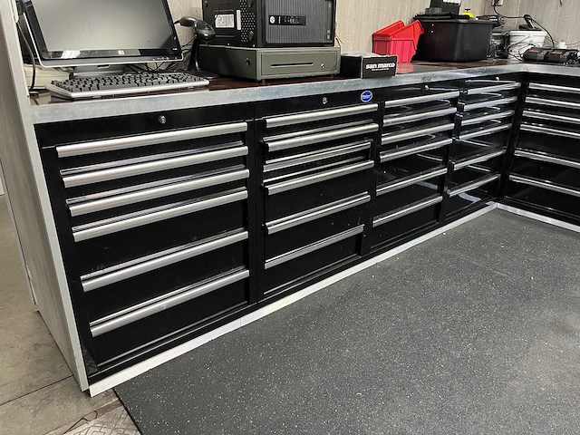 Datona - pro - gereedschapskast met 6 lades (4x) - afbeelding 1 van  5