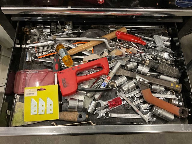 Datona gereedschapswagen met inhoud - afbeelding 3 van  8