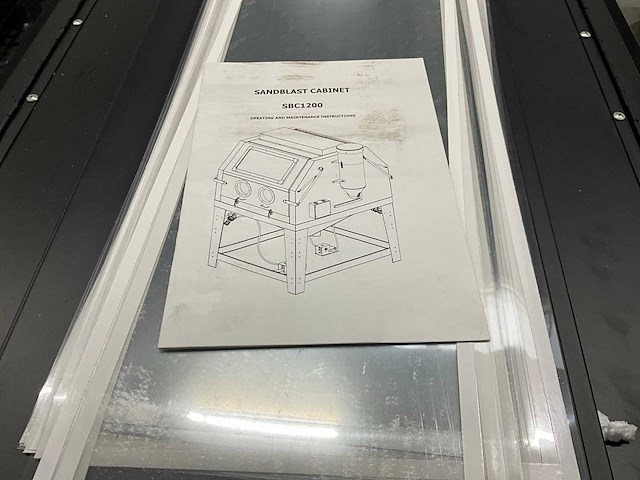 Datona sbc1200 straalcabine - afbeelding 6 van  7