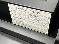 Datona sbc1200 straalcabine - afbeelding 7 van  7