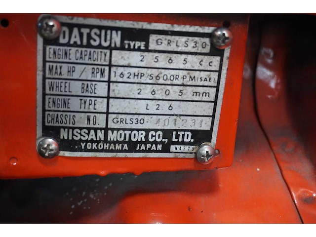 Datsun - 1977 - 260z - personenauto - afbeelding 41 van  74