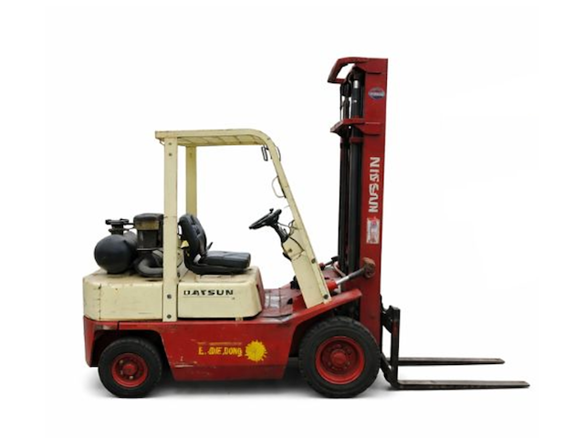 Datsun tl120 heftruck, datsun, rood/wit - afbeelding 1 van  10
