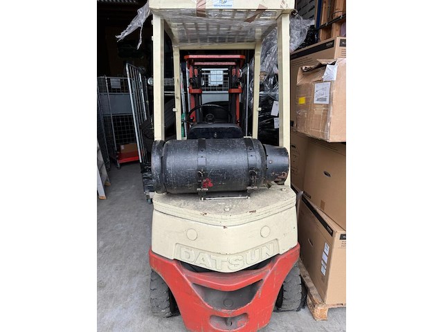 Datsun tl120 heftruck, datsun, rood/wit - afbeelding 3 van  10