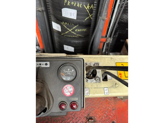 Datsun tl120 heftruck, datsun, rood/wit - afbeelding 6 van  10