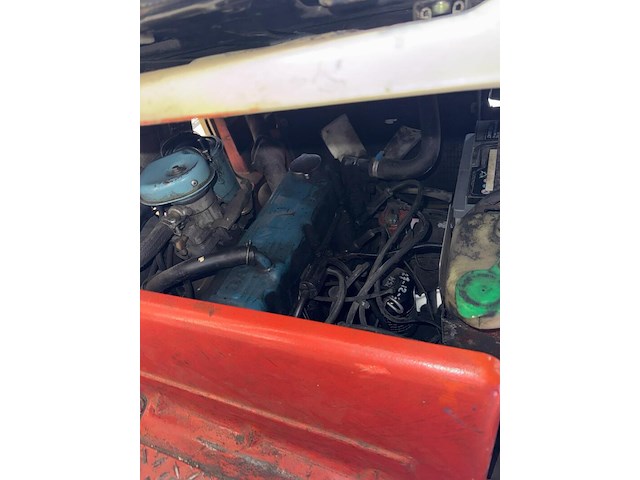 Datsun tl120 heftruck, datsun, rood/wit - afbeelding 9 van  10