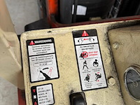 Datsun tl120 heftruck, datsun, rood/wit - afbeelding 10 van  10