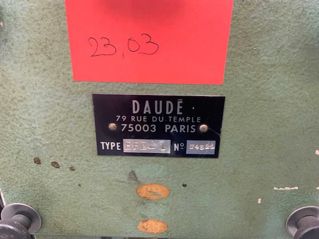 Daude erds 1 netstelmachine - afbeelding 7 van  7