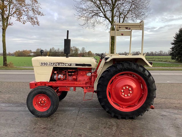David brown - 1963 - 990 - oldtimer tractor - afbeelding 3 van  7