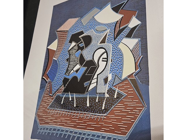 David hockney - lithograaf - ''deux 3'' - afbeelding 2 van  6