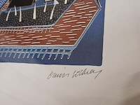 David hockney - lithograaf - ''deux 3'' - afbeelding 3 van  6