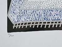 David hockney - lithograaf - ''deux'' - afbeelding 5 van  7