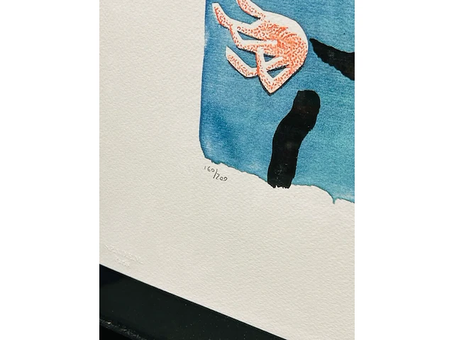 David hockney lithograaf - gesigneerd met certificaat - afbeelding 4 van  6