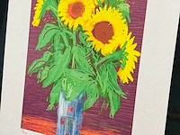 David hockney lithograaf - gesigneerd met certificaat - afbeelding 2 van  6
