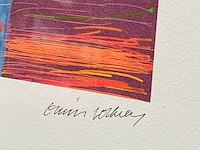 David hockney lithograaf - gesigneerd met certificaat - afbeelding 3 van  6