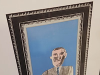 David hockney lithograaf ''picture of a portrait' - limited edition 83/200 - afbeelding 2 van  7