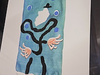 David hockney lithograaf ''the juggler'' - afbeelding 2 van  7