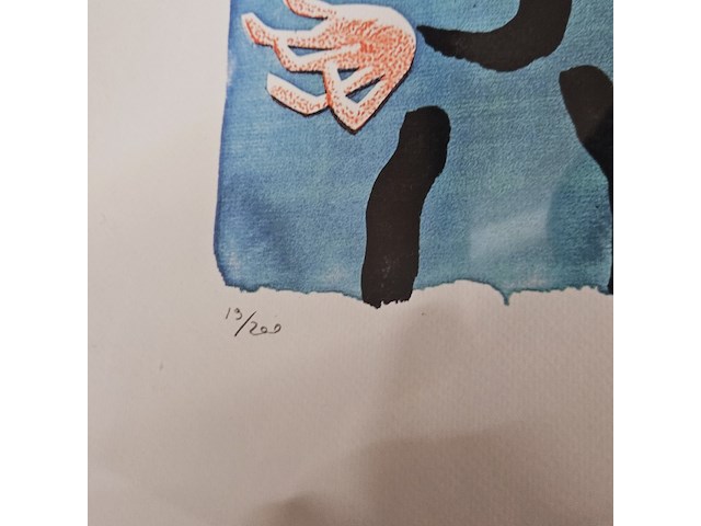 David hockney lithograaf ''the juggler'' - afbeelding 5 van  7