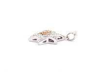 Davidster hanger met natuurlijke roze en witte diamanten van hoge kwaliteit - afbeelding 6 van  8